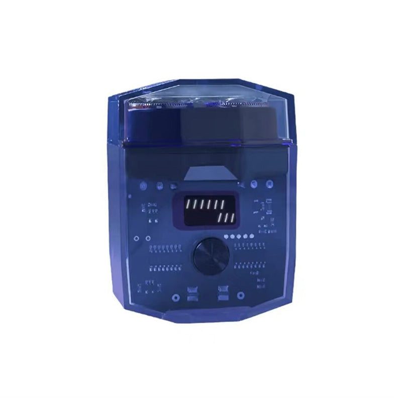 🚀Máquina de barbear elétrica transparente💎Silenciosa e portátil !