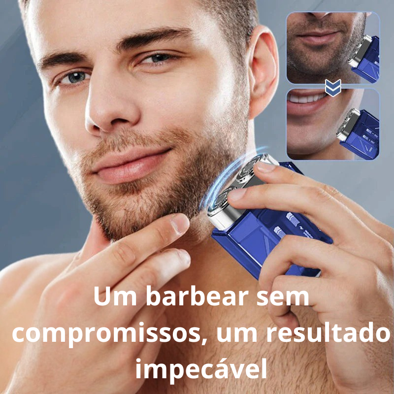 🚀Máquina de barbear elétrica transparente💎Silenciosa e portátil !