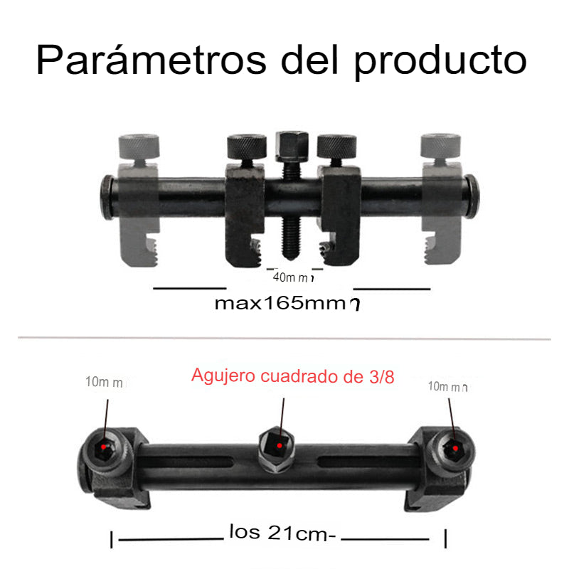 Ferramenta ajustável para remoção da polia da cambota