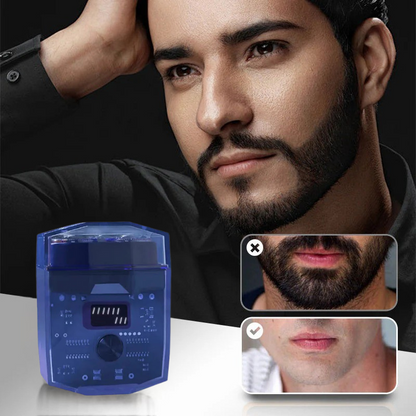 🚀Máquina de barbear elétrica transparente💎Silenciosa e portátil !