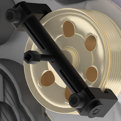 Ferramenta ajustável para remoção da polia da cambota