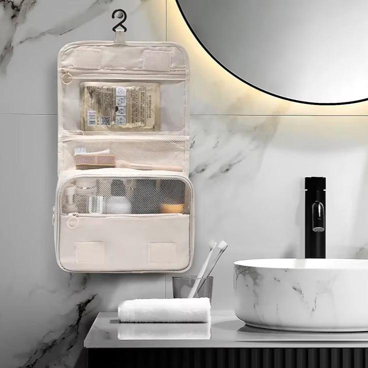 Kit de higiene pessoal dobrável para pendurar