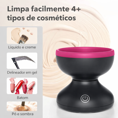 Limpador para pincéis de maquilhagem