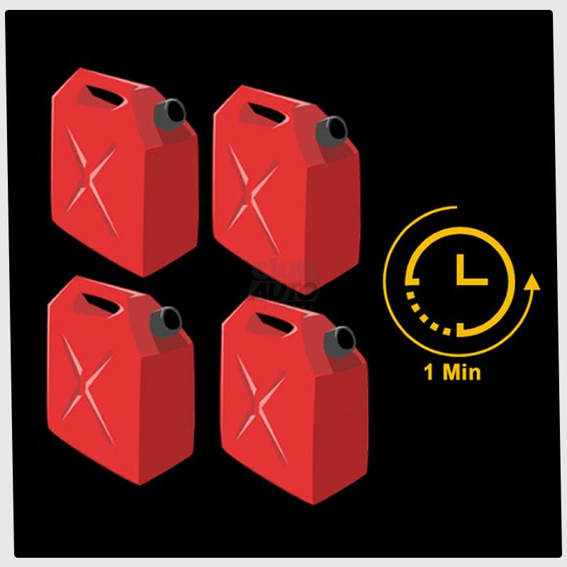 Bomba de Combustível Sucção Manual Universal Portátil