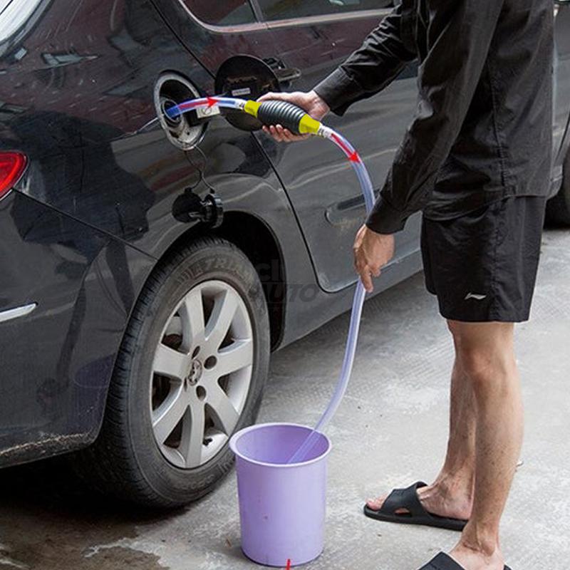Bomba de Combustível Sucção Manual Universal Portátil