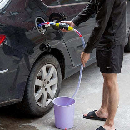 Bomba de Combustível Sucção Manual Universal Portátil