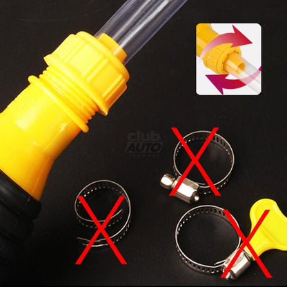 Bomba de Combustível Sucção Manual Universal Portátil