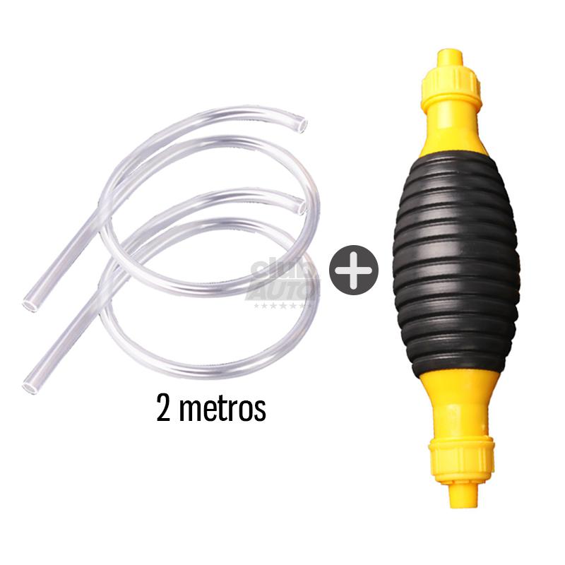 Bomba de Combustível Sucção Manual Universal Portátil