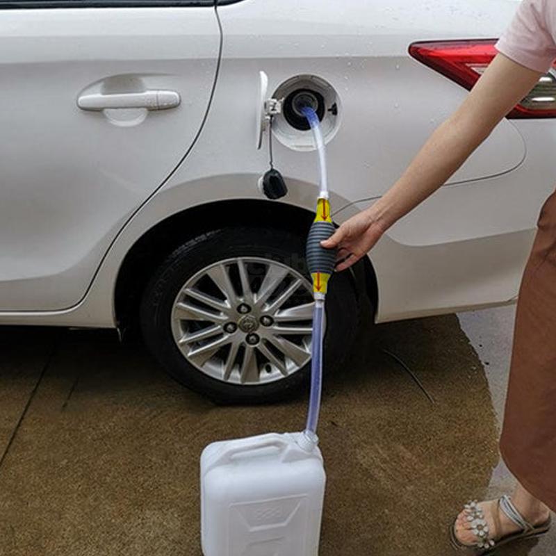 Bomba de Combustível Sucção Manual Universal Portátil