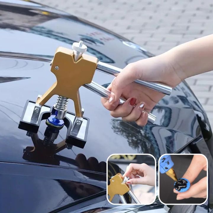 Desembosselamento de carros sem pintura, fácil e eficaz