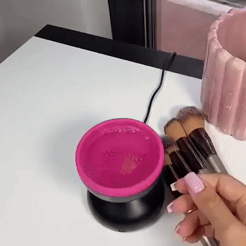 Limpador para pincéis de maquilhagem