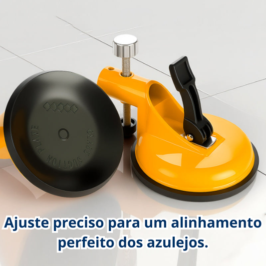 Poderoso nivelador de azulejos com ventosa