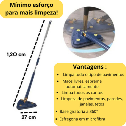 ESFREGONA TRIANGULAR 360º + 10 RECAMBIOS GRATUITOS